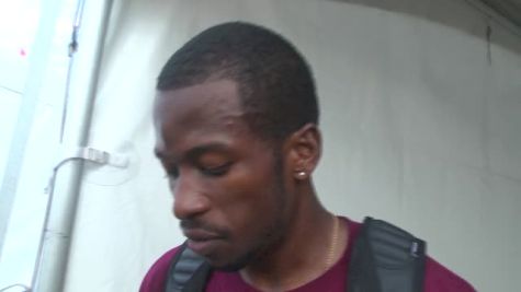 Texas A&M's Deon Lendore is best friends with his competiton