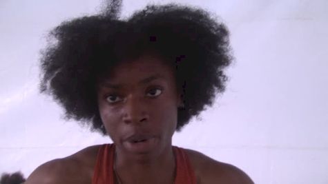 Texas' Courtney Okolo on being pushed by her teammates