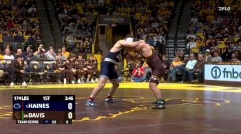 174 lbs Riley Davis, Wyoming vs Levi Haines, Penn State