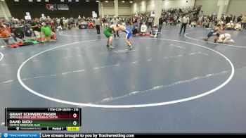 215 lbs Champ. Round 1 - Grant Schwerdtfeger, Nebraska Wrestling Training Center vs David Shou, Comets Wrestling Club