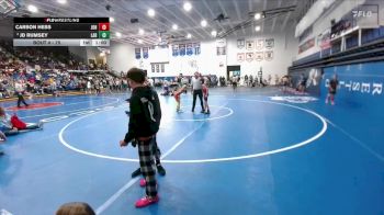 75 lbs Champ. Round 1 - Carson Hess, Johnson Junior High vs Jd Rumsey, Laramie Middle School