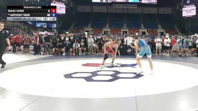 144 lbs Champ. Rd Of 128 - Isaac Lowe, Florida vs Anthony Heim, Minnesota
