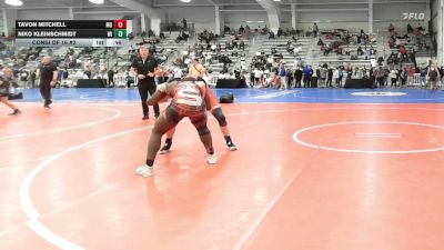 195 lbs Consi Of 16 #2 - Tavon Mitchell, MD vs Niko Kleinschmidt, WI