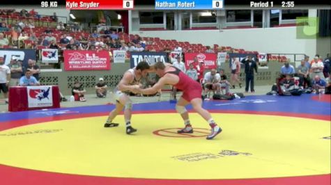 96kg Finals Kyle Snyder (MD) vs. Nate Rotert (SD Match)