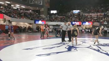 G - 130 lbs Semifinal - Julia Kay, Flathead (Kalispell) (Girls) vs Harley Labuda, Big Sandy (Girls)