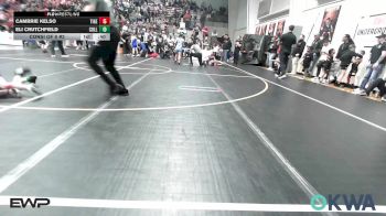 49 lbs Consi Of 8 #2 - Cambrie Kelso, Tiger Trained Wrestling vs Eli Crutchfield, Collinsville Cardinal Youth Wrestling