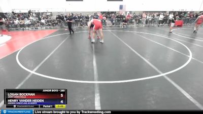 285 lbs Cons. Round 1 - Logan Bockman, Saint Croix Falls vs Henry Vander Heiden, Askren Wrestling Academy