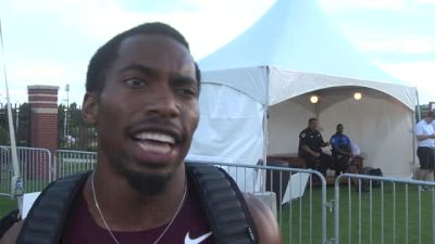 Texas A&M's Prezel Hardy Jr. cuts it close in the 100m to qualify for Eugene