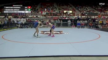 140 lbs Cons. Round 2 - Madelynn Arnold, Eudora Hs vs Gretchen Huizenga, Santa Fe Trail Hs