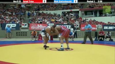 125kg Quarter-finals Nick Gwiazdowski (NY) vs. Jarrod Trice (MI)
