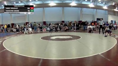 113-119 lbs Quarterfinal - Kaitlynn Cross, Poquoson Athletic Association vs Emily Bradley, Osprey Wrestling Club