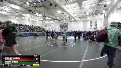 130 lbs Champ. Round 1 - Krista Green, El Rancho vs Sommer Aossey, Aliso Niguel