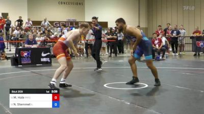 92 kg Cons 4 - Maximus Hale, Pennsylvania RTC vs Nick Stemmet, Illinois