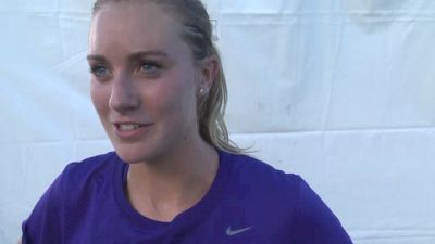 Washington's Katie Flood after qualifying smoothly in the 1500