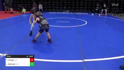 52 lbs Round Of 16 - Timothy Knapp, Orrtanna, PA vs Lorenzo Barbieri, Delran, NJ