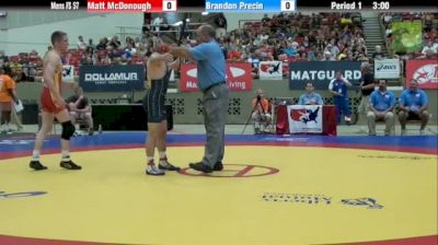 57kg m, Brandon Precin, IL vs Matt McDonough, IA