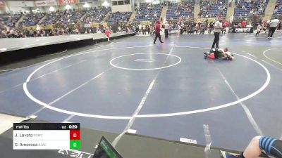 Consi Of 4 - Jaxson Lovato, Pomona Elite vs Gino Amorosa, Black Fox Wrestling Academy