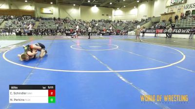 92 lbs Quarterfinal - Case Schindler, David City vs Nolan Perkins, Pleasant Hill Wrestling