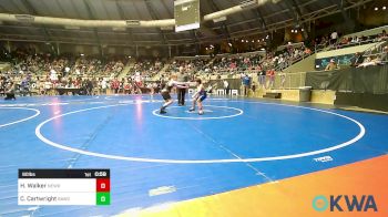 90 lbs Consi Of 8 #2 - Harley Walker, Newkirk Takedown Club vs Callen Cartwright, Broken Arrow Wrestling Club