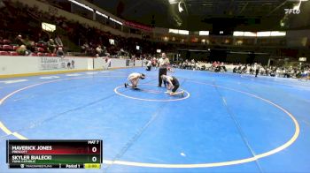 106 lbs Champ. Round 2 - Maverick Jones, Prescott vs Skyler Bialecki, Yuma Catholic