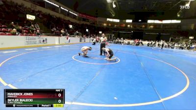 106 lbs Champ. Round 2 - Maverick Jones, Prescott vs Skyler Bialecki, Yuma Catholic