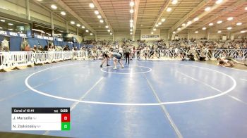 160 lbs Consi Of 16 #1 - Jeremy Marsella, NJ vs Nicholas Zadvinskiy, NY