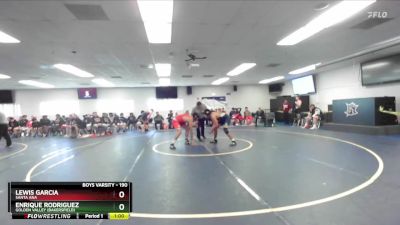 190 lbs Cons. Round 1 - Enrique Rodriguez, Golden Valley (Bakersfield) vs Lewis Garcia, Santa Ana