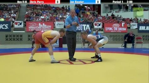 86kg Quarter-finals Jon Reader (MI) vs. Chris Perry (OK)