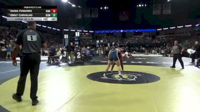 170 lbs Consi Of 8 #2 - Diara Pomares, Hemet (SS) vs Emily Carvalho, Redwood -Visalia (CS)