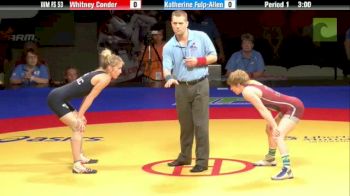 53kg Finals Whitney Condor (WCAP) vs. Katherine Fulp