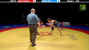 75kg Finals Adeline Gray (NYAC) vs. Jackie Cataline (TMWC)