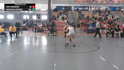 141 lbs Quarterfinal - Jack Dinwiddie, Wheeling vs Nicholas Cottone, Millersville