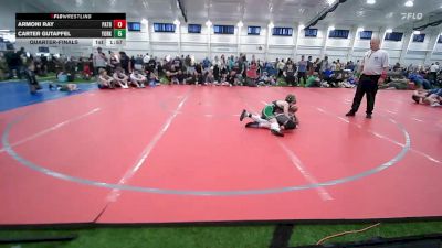 88 lbs Quarterfinal - Armoni Ray, Patriots Wrestling Club-EL vs Carter Gutapfel, Yorktown Wrestling Club-EL