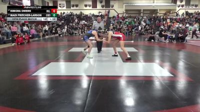 140 lbs 19th Place Match - Madi Fritcher-Larson, Crestwood vs Kimora Owens, Williamsburg