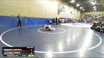 165 lbs Champ. Round 2 - Emmanuel Sandoval, Camarillo vs Nathaniel Moreno, Pacifica (Oxnard)