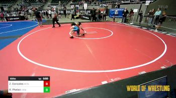 83 lbs Consi Of 8 #2 - Zyair Gonzales, Wesley Wrestling Club vs Rj Phelan, Legacy Dragons