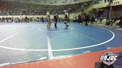 195 lbs Consi Of 8 #2 - BRIGGS COOK, Weatherford Youth Wrestling vs Jerry Welch, Harrah Little League Wrestling