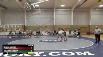 285 lbs 1st Place Match - Tyler Kassinger, Thomas More University vs Dylan Cooper, Campbellsville University