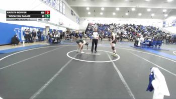 110 lbs Quarterfinal - Sophia Darer, Terra Nova vs Carlie Williams, Golden West