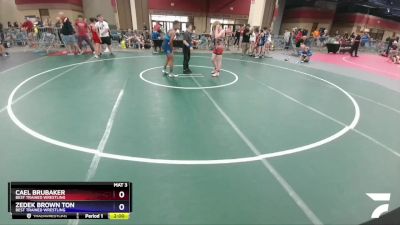 119 lbs Semifinal - Cael Brubaker, Best Trained Wrestling vs Zedek Brown Ton, Best Trained Wrestling