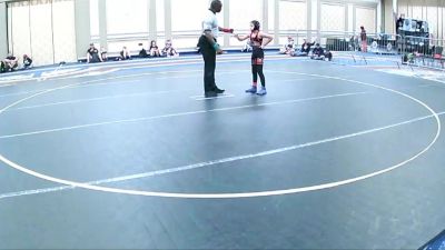 74 lbs Consi Of 4 - Alysiah Grijalva, Hotshots Wrestling vs Mia Martinez, Threshold WC