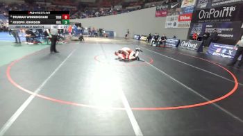 5A Boys 126 lbs 3rd Place Match - Joseph Johnson, Dallas Boys vs Truman Winningham, Thurston Boys
