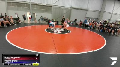 285 lbs Placement Matches (8 Team) - Angel Mercado, California 2 vs Tristin Smith, Arkansas