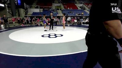 145 lbs Champ. Rd Of 128 - Sophia Flores, CO vs Vanessa Tshibombi, CT