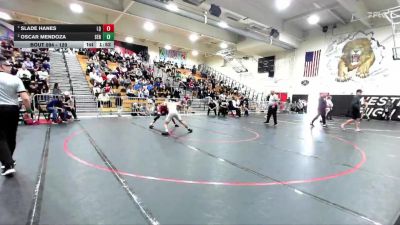 120 lbs Semifinal - Slade Hanes, La Quinta/LQ vs Oscar Mendoza, Servite