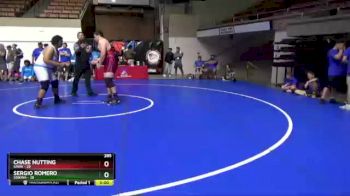 285 lbs Round 3 (16 Team) - Chase Nutting, SAWA vs Sergio Romero, SDIKWA