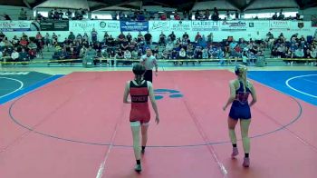 114 lbs Semifinal - Delilah Goodin, Florence High School vs Samantha Gregory, Coolidge High School