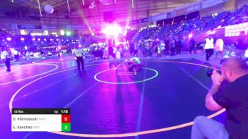 137 lbs Rr Rnd 1 - Gavin Kleinsasser, Matpac Wrestling ND vs Elec Sanchez, Sentinels Wr Ac