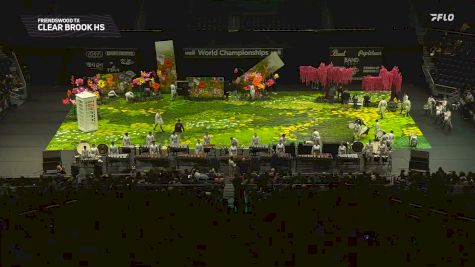 Clear Brook HS "Friendswood TX" at 2026 WGI Percussion/Winds World Championships