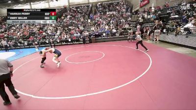 3A 190 lbs Quarterfinal - Hannah Perry, North Sanpete vs Emry Miller, Summit Academy